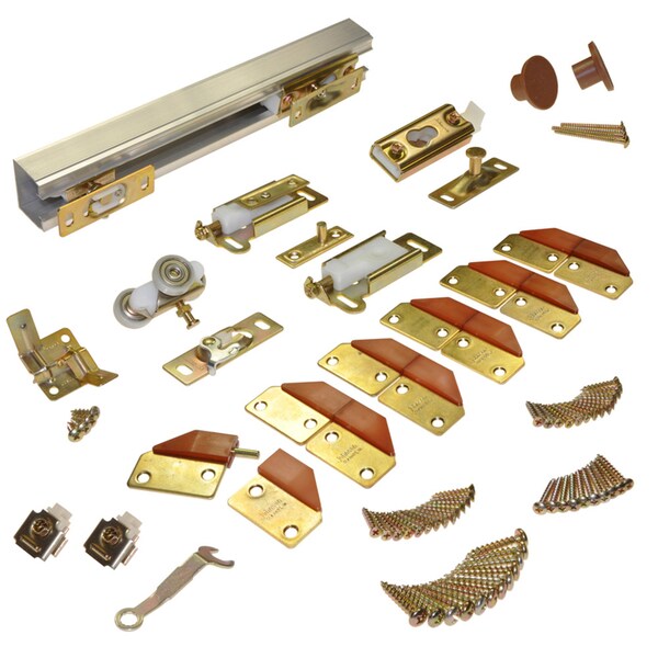 Johnson Hardware Johnson Hardware 100FD Aluminum Bi-fold Hardware Kit 100FD484 - main